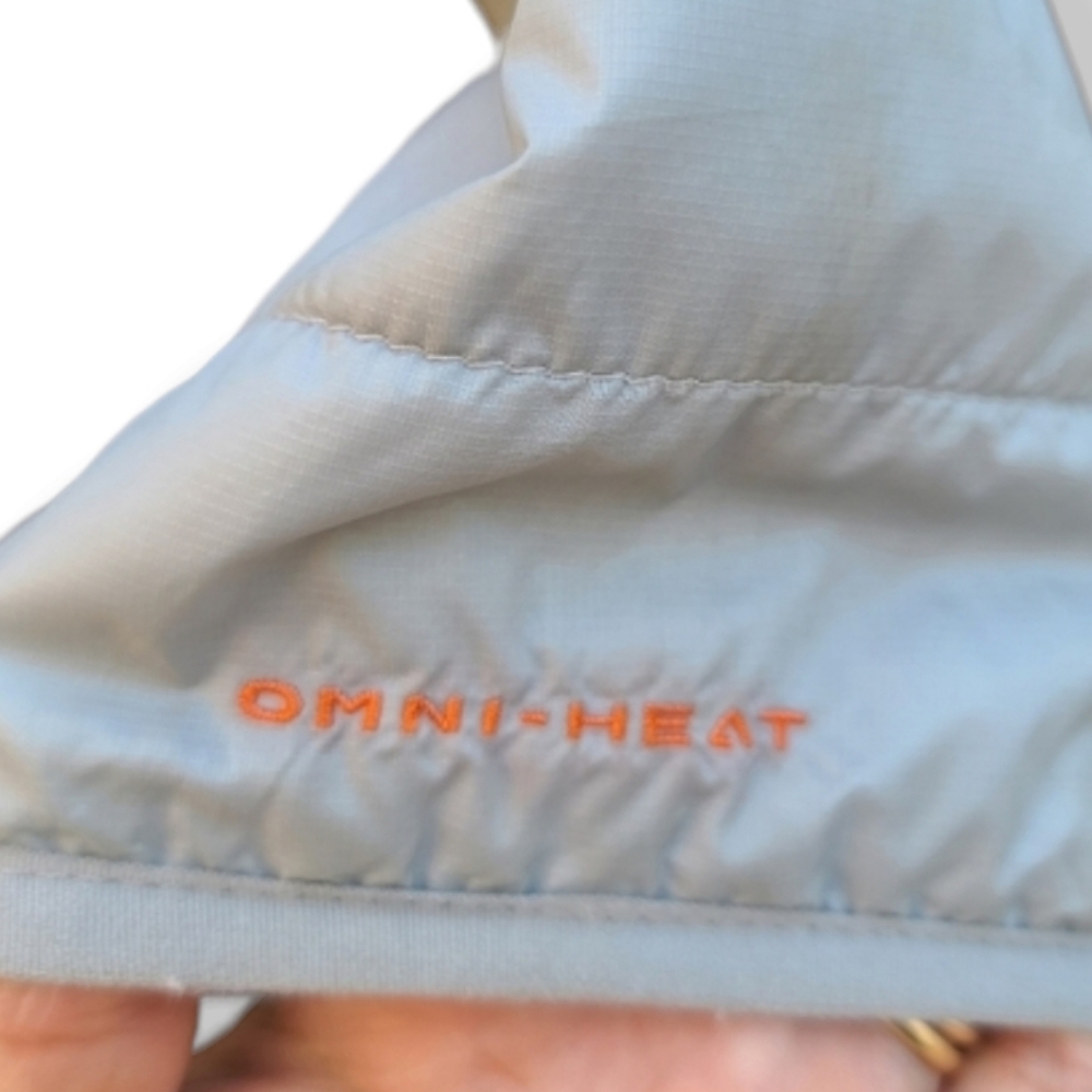 COLUMBIA Gray Omni Heat Quilted Puffer Coat Girls Large L 14 16 Winter Jacket - Picture 9 of 16